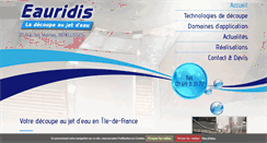 Desktop Screenshot of eauridis.com